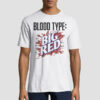 Big Red Soda Pop Drink Logo Funny Blood Type Parody Shirt