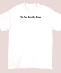 Unisex T-shirt featuring a parody design of 'The New York Ass Times' with a portrait or name of Nick Mullen, blending satirical humor with a bold graphic style