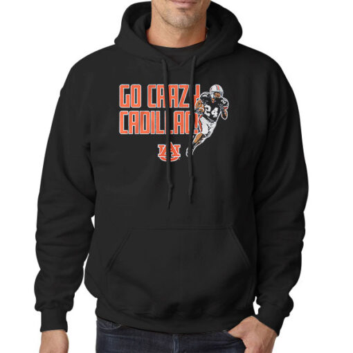 Hoodie Black Auburn Go Crazy Cadillac