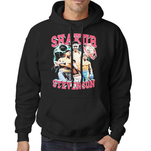 Hoodie Black Bootleg Boxing Shakur Stevenson Merchandise