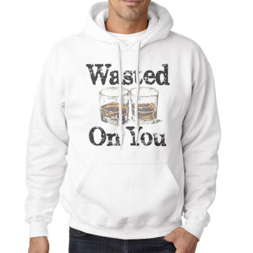 Hoodie White Country Festival Wasted on You