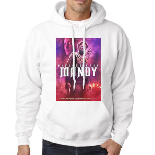 Hoodie White Nicolas Cage Movie Mandy