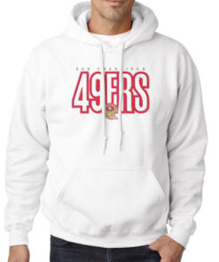 San Francisco Vintage 49ers Sweatshirt 5 Hoodie White San Francisco Vintage 49ers