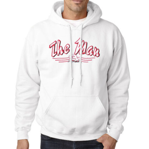 Hoodie White The Man Dale Earnhardt
