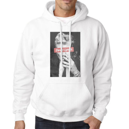 Hoodie White Twin Peaks Vintage David Lynch