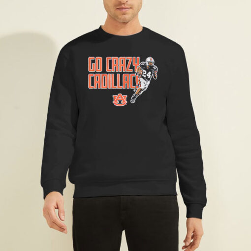 Sweatshirt Black Auburn Go Crazy Cadillac