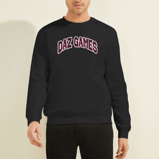 Sweatshirt Black Inspired Daz Games Merch