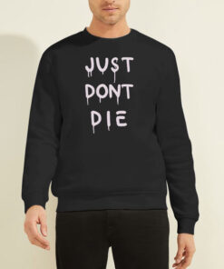 Sweatshirt Black Letter Ken Block Just Don't Die