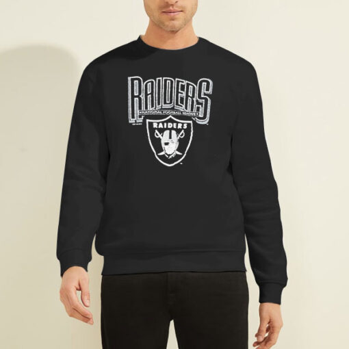 Sweatshirt Black NFL Oakland Vintage Raiders