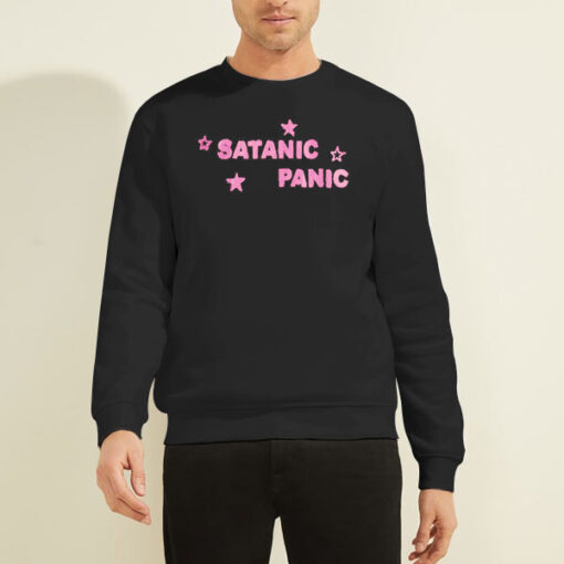 Sweatshirt Black Pink Aries Satanic Panic
