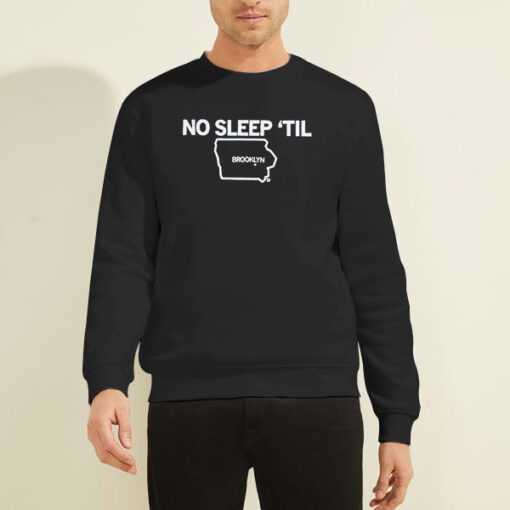 Sweatshirt Black Vintage No Sleep Till Brooklyn