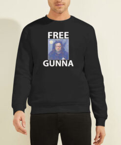 Sweatshirt Black Vtg Free Gunna