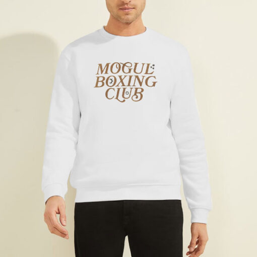 Sweatshirt White Funny Letter Mogul Chess Club