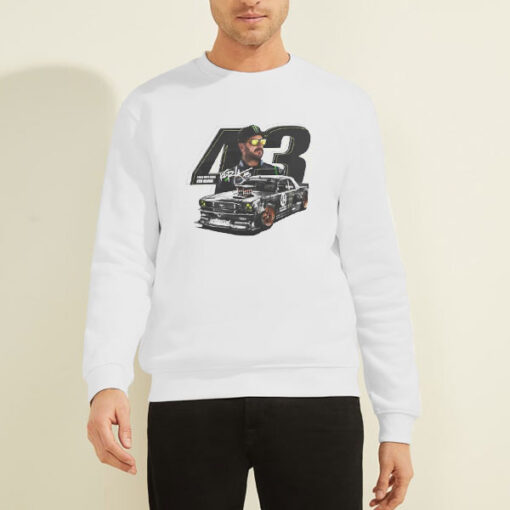 Sweatshirt White Racing Signature 43 Ken Block