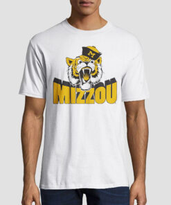 Mascot Tiger Vintage Mizzou Sweatshirt 5 T shirt White Mascot Tiger Vintage Mizzou