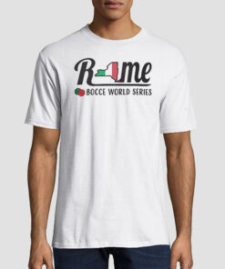 Rome Bocce World Series Hoodie 5 T shirt White Rome Bocce World Series