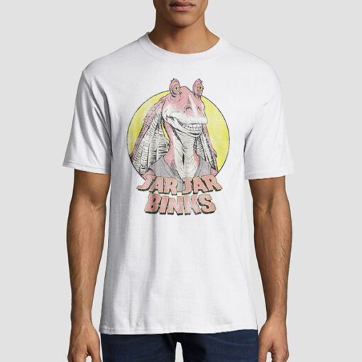 Star Wars Profile Jar Jar Binks Shirt