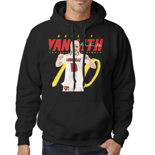 Hoodie Black College Basketball Player 10 Hailey Van Lith