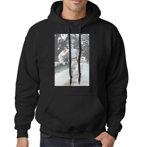 Hoodie Black Funny Photo Run Hubbard Run