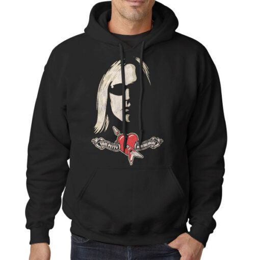 Hoodie Black The Heartbreakers Rock and Roll Tom Petty