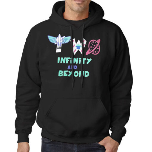 Hoodie Black Toy Story Buzz Two Infinity and Beyond