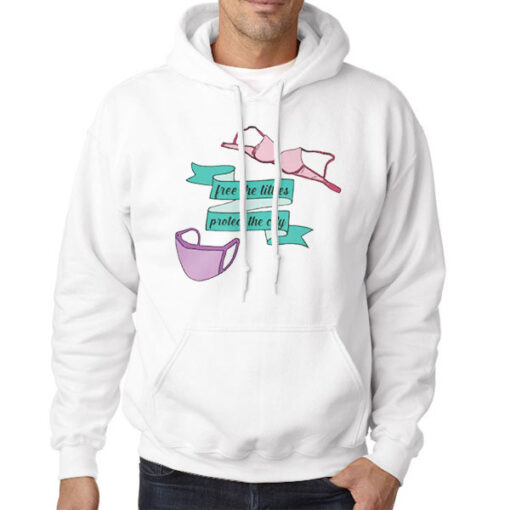 Hoodie White Funny Free the Titties