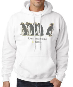 Hoodie White National Geographic I Just Gotta Be Me Penguin