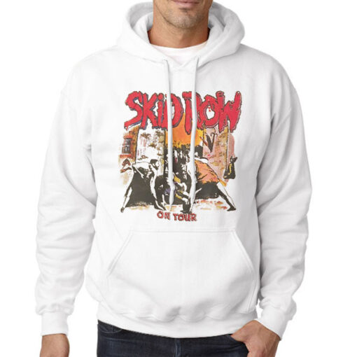 Hoodie White On Tour Youth Gone Wild Concert Skid Row
