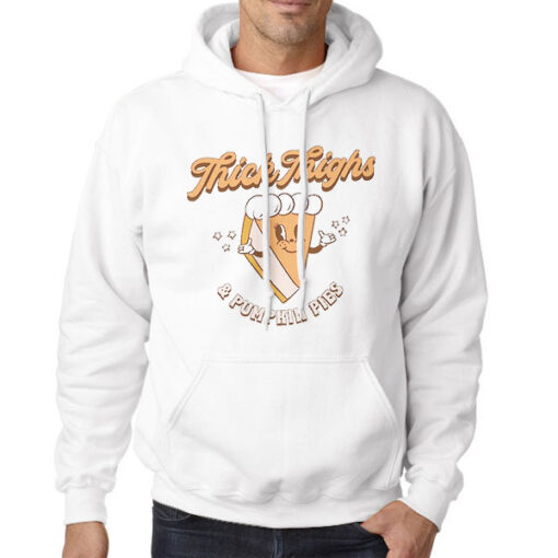 Hoodie White Thick Tighs and Pumpkin Pies