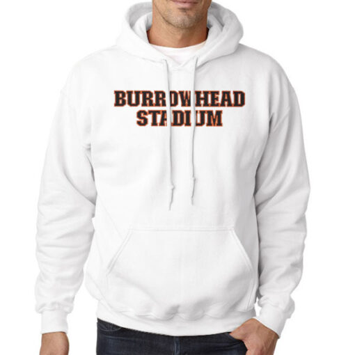 Hoodie White US Football Logo Burrowhead Stadium