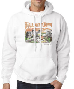 Hoodie White Vintage Est 1998 Halloweentown