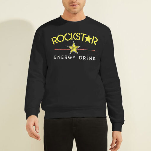 Sweatshirt Black Energy Drink Logo Rockstar