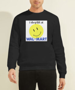 Alternative view of Funny Logo I Shoplift at Walmart Shirt
