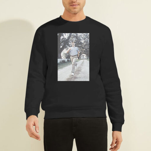 Sweatshirt Black Funny Photo Run Hubbard Run
