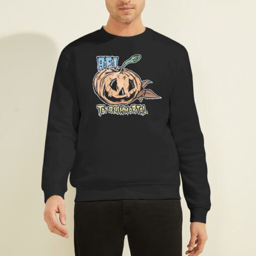 Sweatshirt Black Pumpkin Halloween Totalimmortal Afi