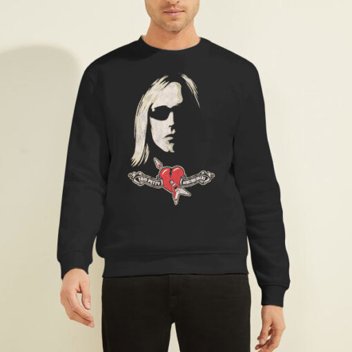Sweatshirt Black The Heartbreakers Rock and Roll Tom Petty