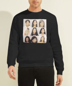 Vintage City Girls Jt Mugshot Shirt 6 Sweatshirt Black Vintage City Girls Jt Mugshot