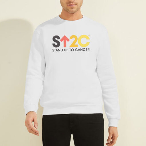 Sweatshirt White Logo Triblend Stand up to Cancer