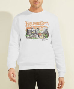 Sweatshirt White Vintage Est 1998 Halloweentown