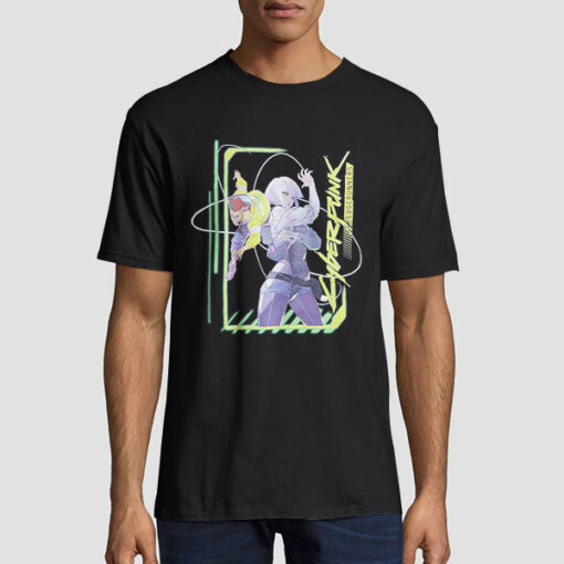 David and Lucy Cyberpunk Edgerunner Logo Shirt