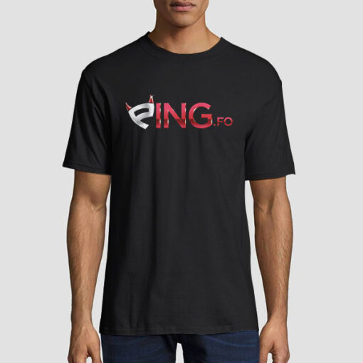 Letter Logo Ping Fo Shirt