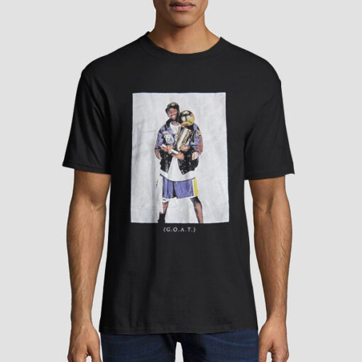 The Goat Kobe Holding Trophy Shirt