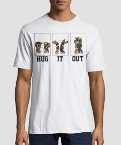 Cute Hug It out Bruins Goalie Hug Shirt