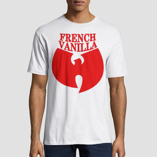 Red Logo Funny French Vanilla Wu Tang Shirt