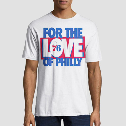 Retro Logo for the Love of Philly 76ers Shirt