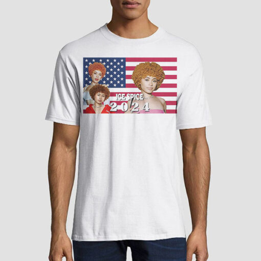 USA Flag Rapper Ice Spice 2024 Shirt