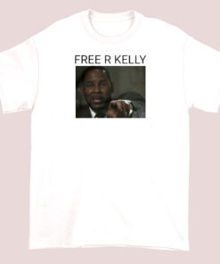 Free R. Kelly shirt featuring bold text and graphics advocating for justice and awareness