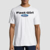Logo Letter Fast Girl Ford Shirt