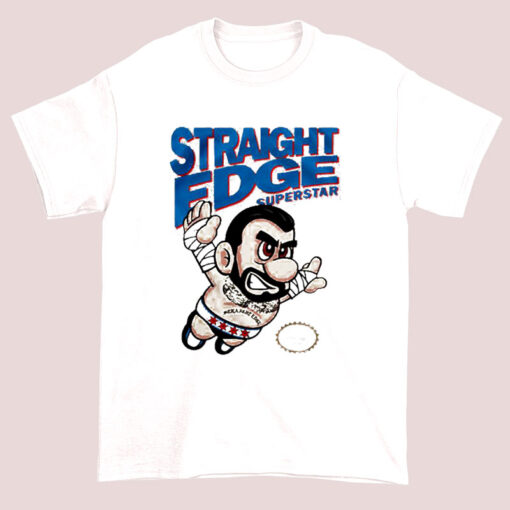 Buy Straight Edge Superstar John Cena Super Mario 3 Shirt Cheap