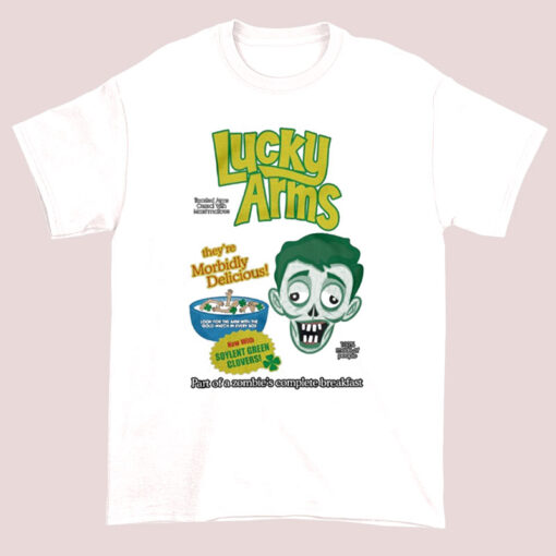 Zombie Cereal Marshmallows Lucky Arms Shirt